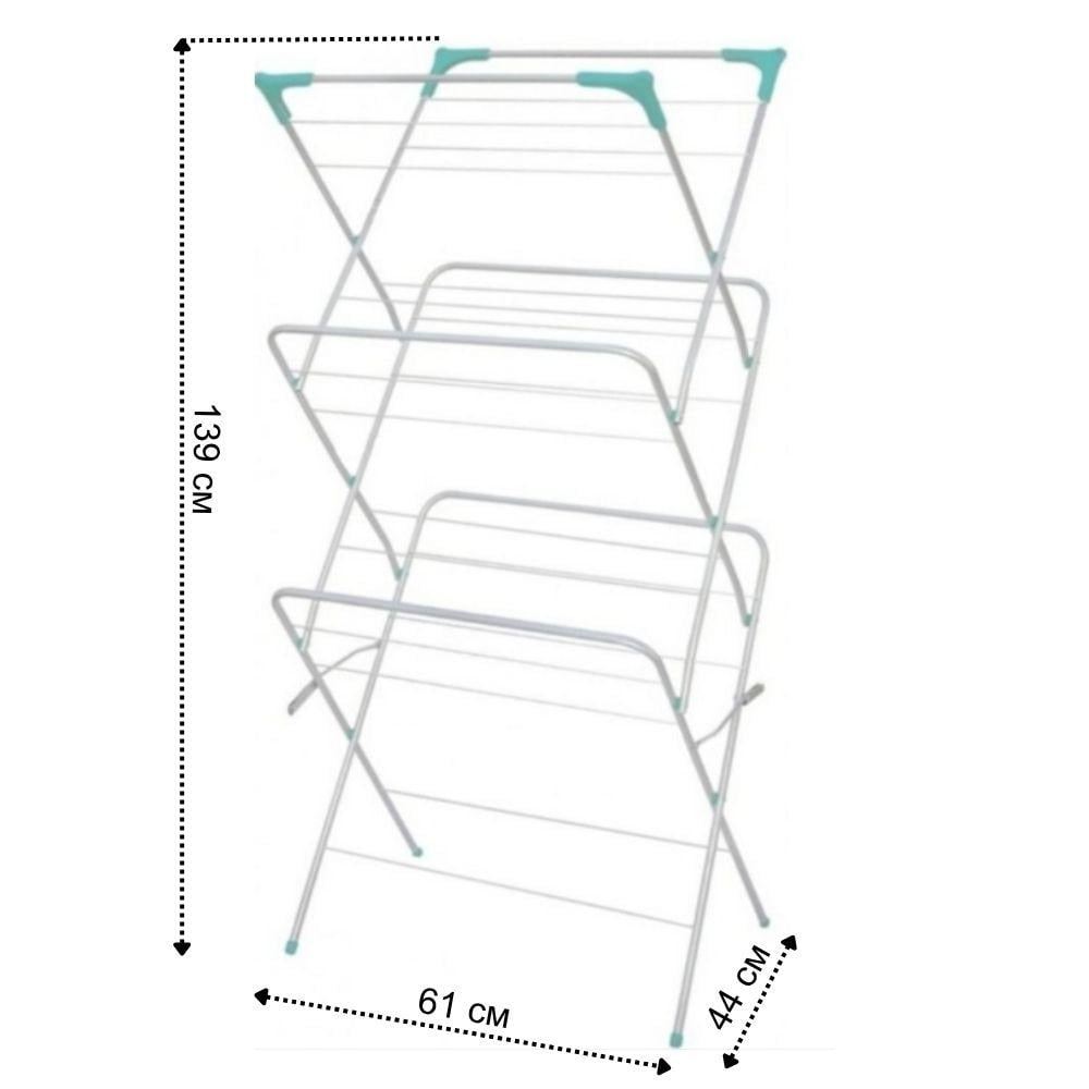 Сушилка для белья напольная Bonro B52 (42400269) - фото 8 Сушилка для белья напольная Bonro B52 (42400269) - фото 8
