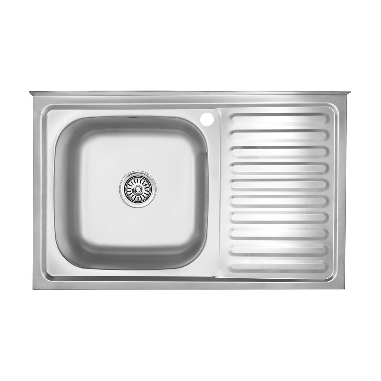 Мойка для кухни накладна Kroner KRP Satin 5080L 0,8 мм