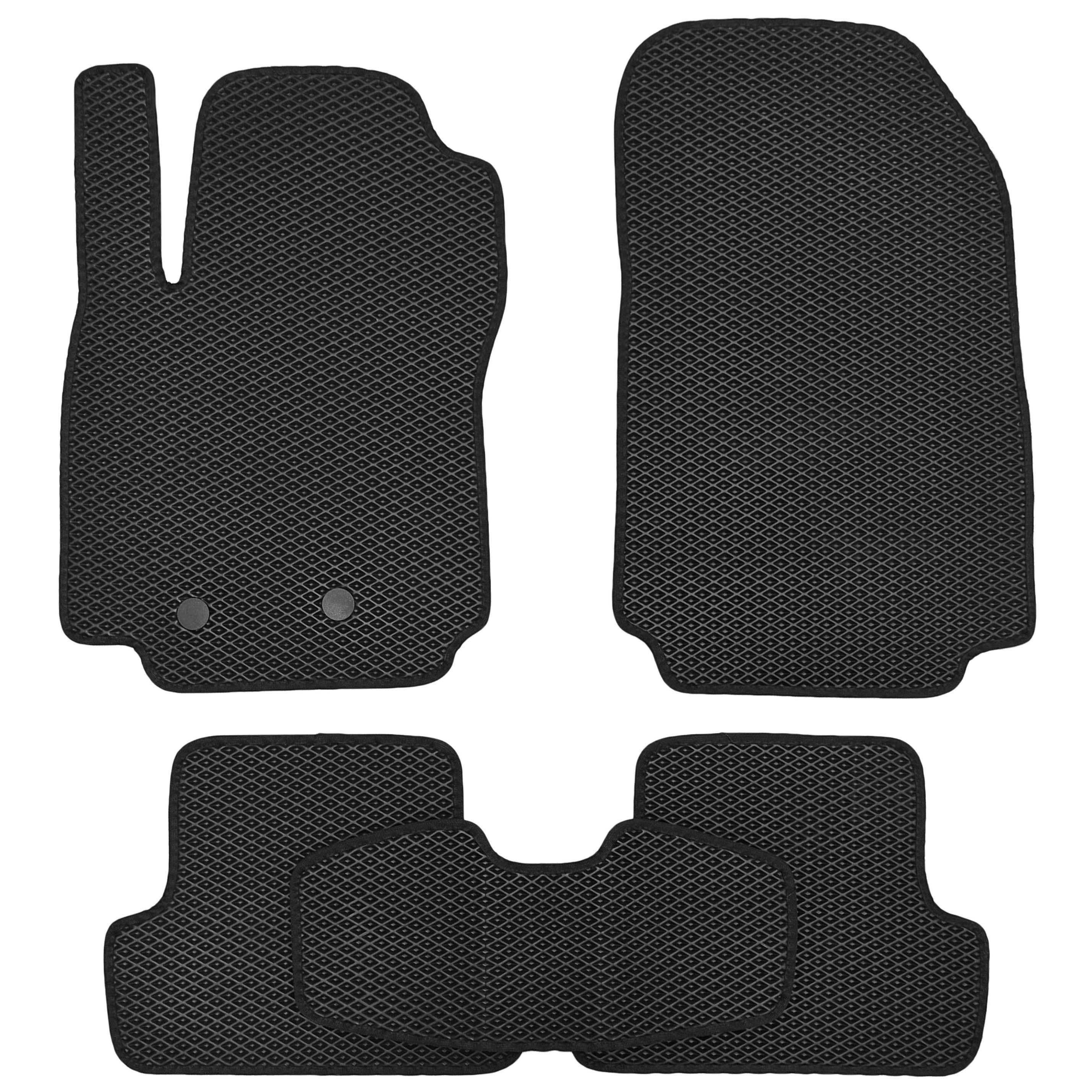 Коврики в салон для Renault Clio III '05-12 Grand Tour EVA-полимерные Черный