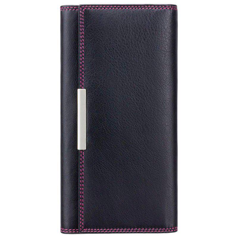 Гаманець жіночий Visconti Paloma шкіряний Black/Berry (R11 BLK/BERRY)