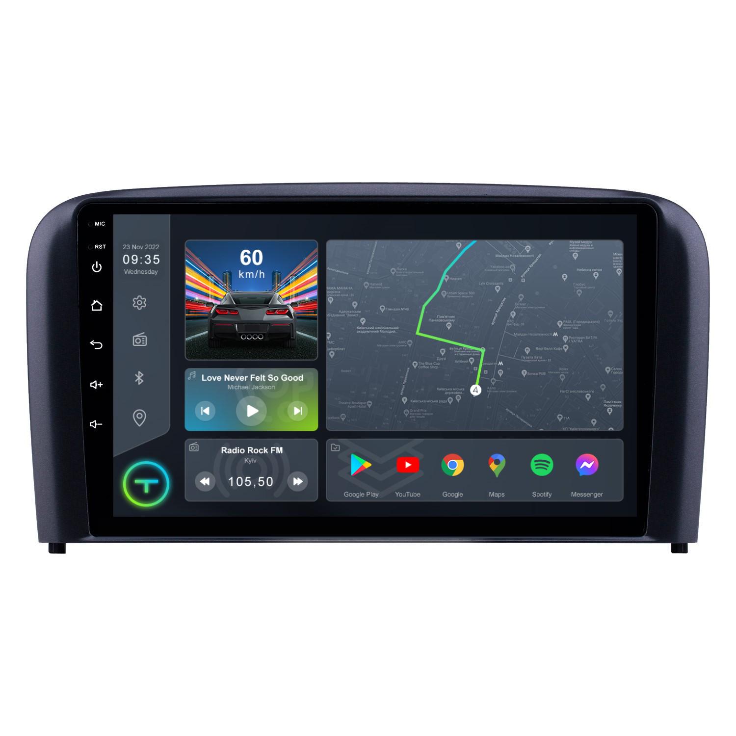 Автомагнитола штатная Torssen F9232 для Volvo S80 1999-2016 г. 4G/Carplay/DSP 2/32 GB 9" (20220837)