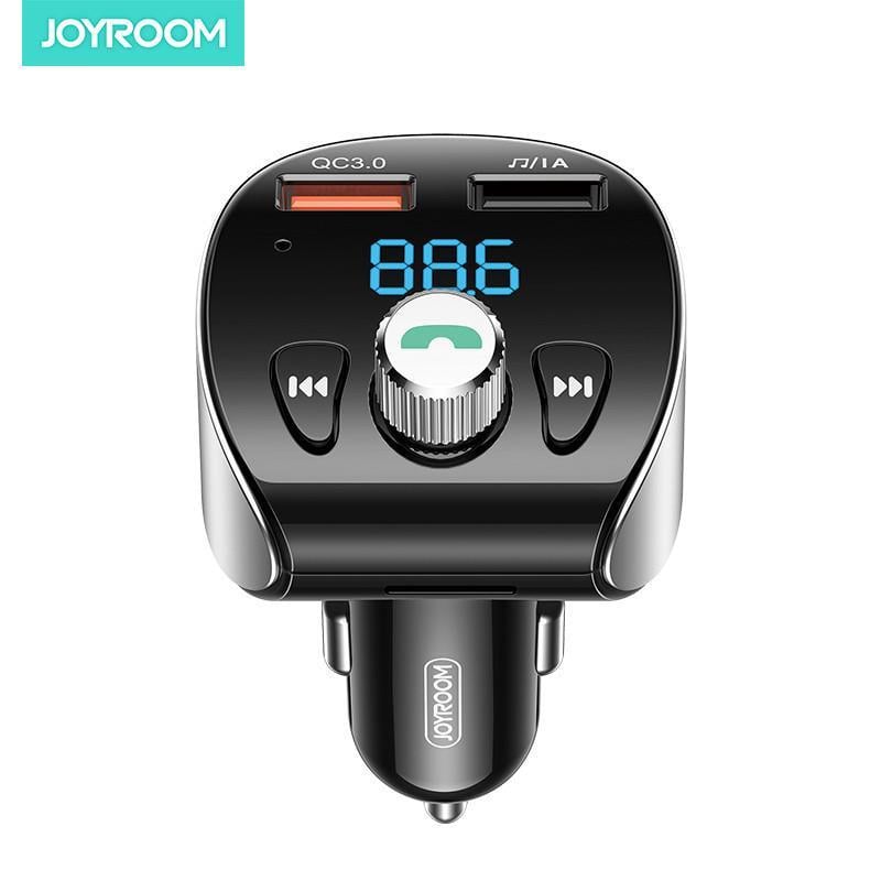 ФМ модулятор JOYROOM with Bluetooth FM Shadow Series Wireless MP3 player JR-CL02 Fast Charge - фото 5