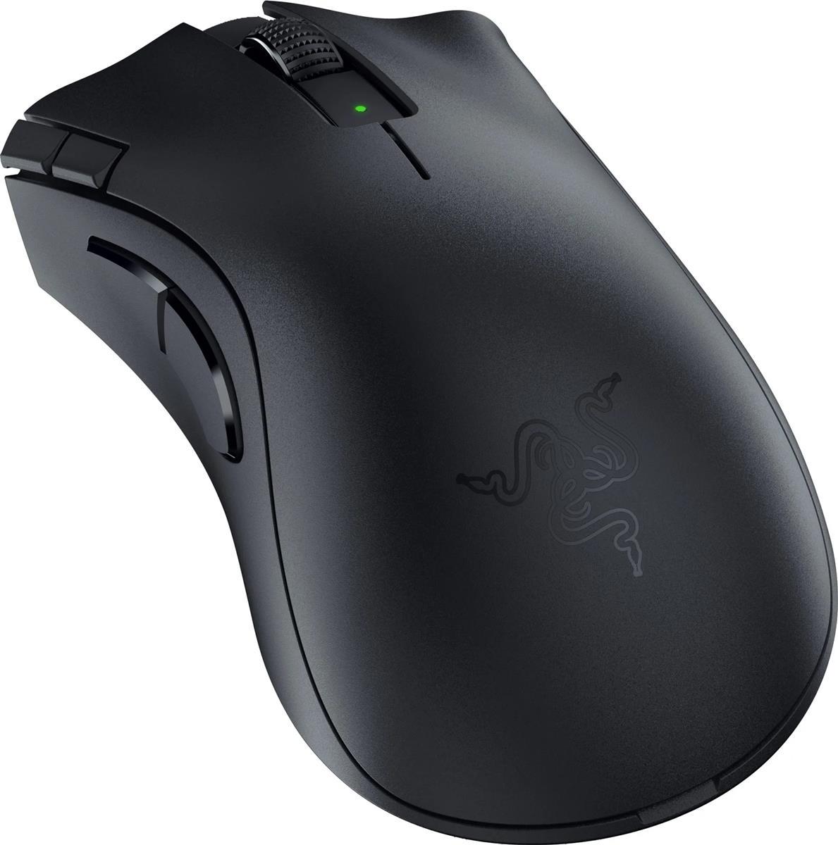 Мышка игровая беспроводная Razer DeathAdder V2 X Hyperspeed оптическая 14000 dpi батарейная Черный (629372) - фото 2 Мышка игровая беспроводная Razer DeathAdder V2 X Hyperspeed оптическая 14000 dpi батарейная Черный (629372) - фото 2