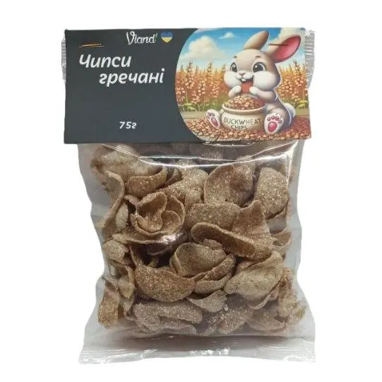 Чипсы гречневые Viand на оливковом масле 75 г (2499552718)