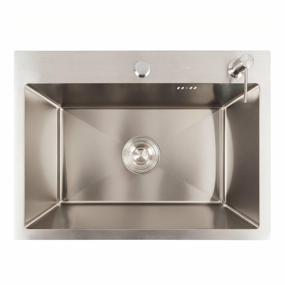 Мийка Valeso Handmade із змішувачем KN36 58x43 см (122512) - фото 4 Мийка Valeso Handmade із змішувачем KN36 58x43 см (122512) - фото 4
