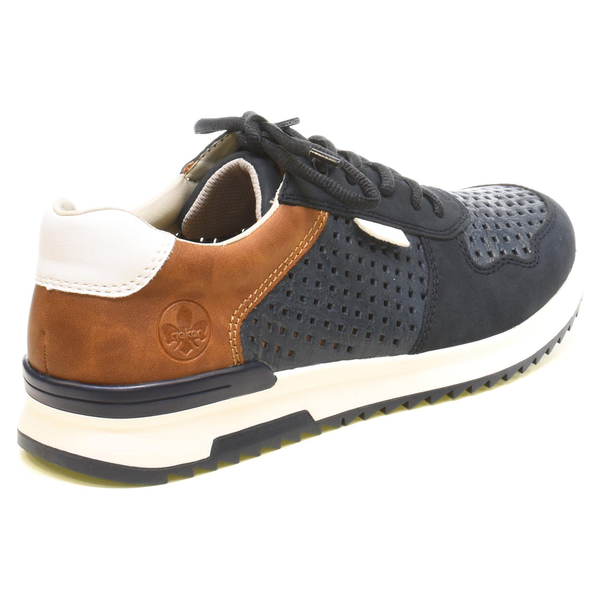 Кроссовки мужские Rieker р. 42 Синий/Коричневый (89172-42) - фото 2