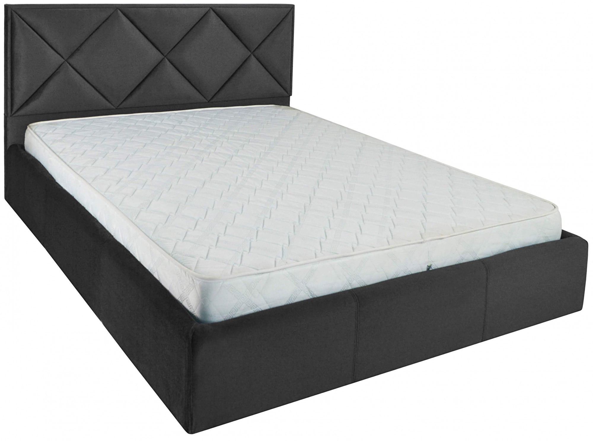 Кровать двуспальная Leeds VIP Missoni 009 180х190 см Темно-серый Кровать двуспальная Leeds VIP Missoni 009 180х190 см Темно-серый