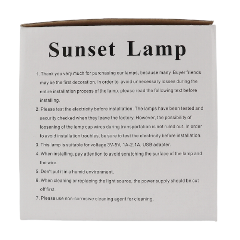 Ночник Sunset Lamp (4797390) - фото 8 Ночник Sunset Lamp (4797390) - фото 8