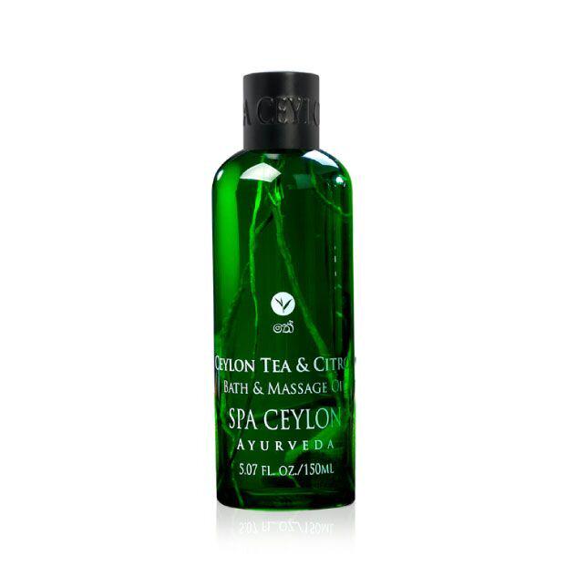 Масло для массажа и ванны SPA CEYLON Цейлонский чай и цитрон