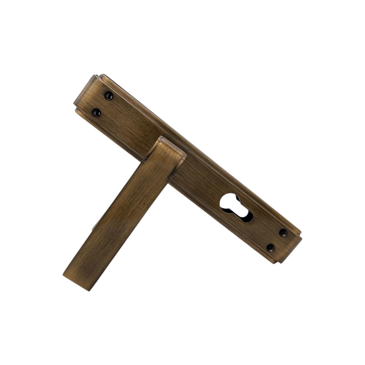 Ручки для входной двери Ozcanlar Alaska Kol Yagmur Ayna Yale 72 мм Mat/Oksit (340023)