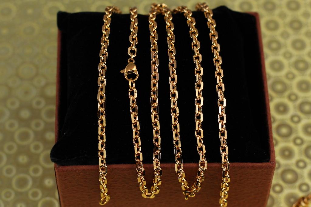 Ланцюг Xuping Jewelry Якірний 60 см 4 мм Золотистий (2289982244)