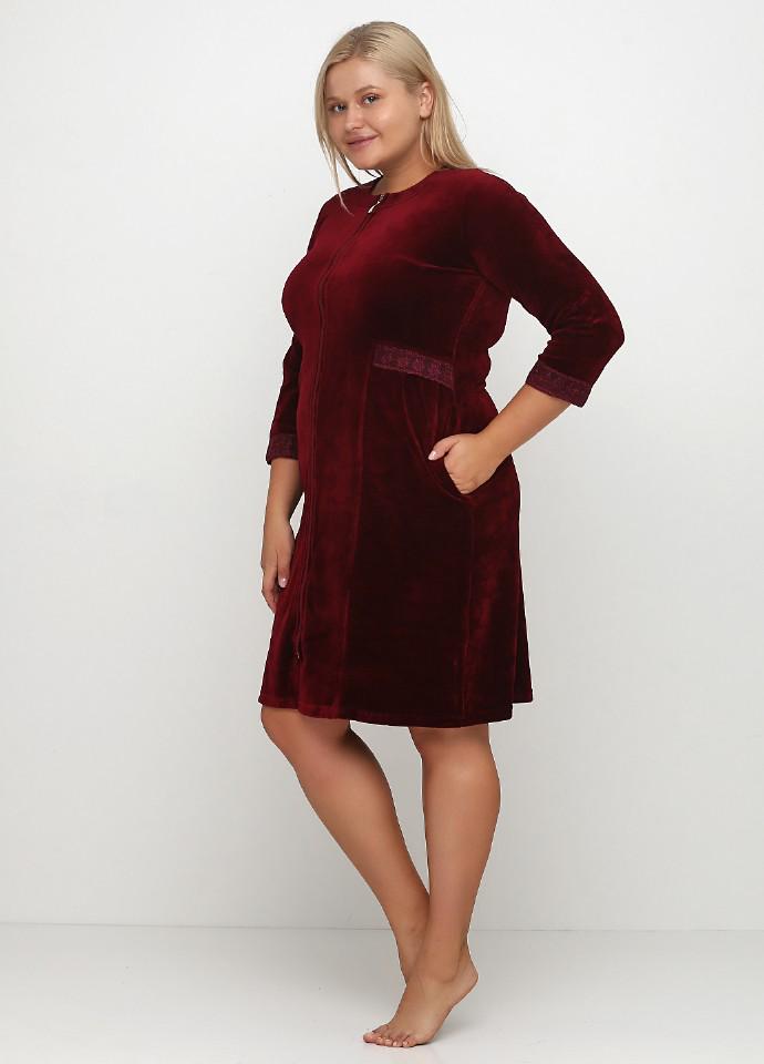 Халат Wild Love М Бордовый (20987-06) Халат Wild Love М Бордовый (20987-06)