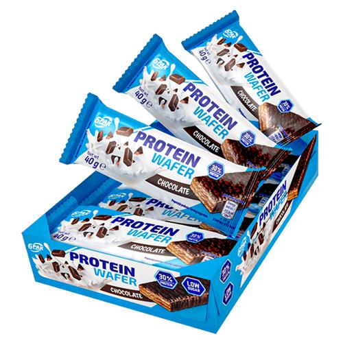 Углеводно-протеиновый батончик 6PAK Nutrition Protein Wafer 12х40 г Chocolate