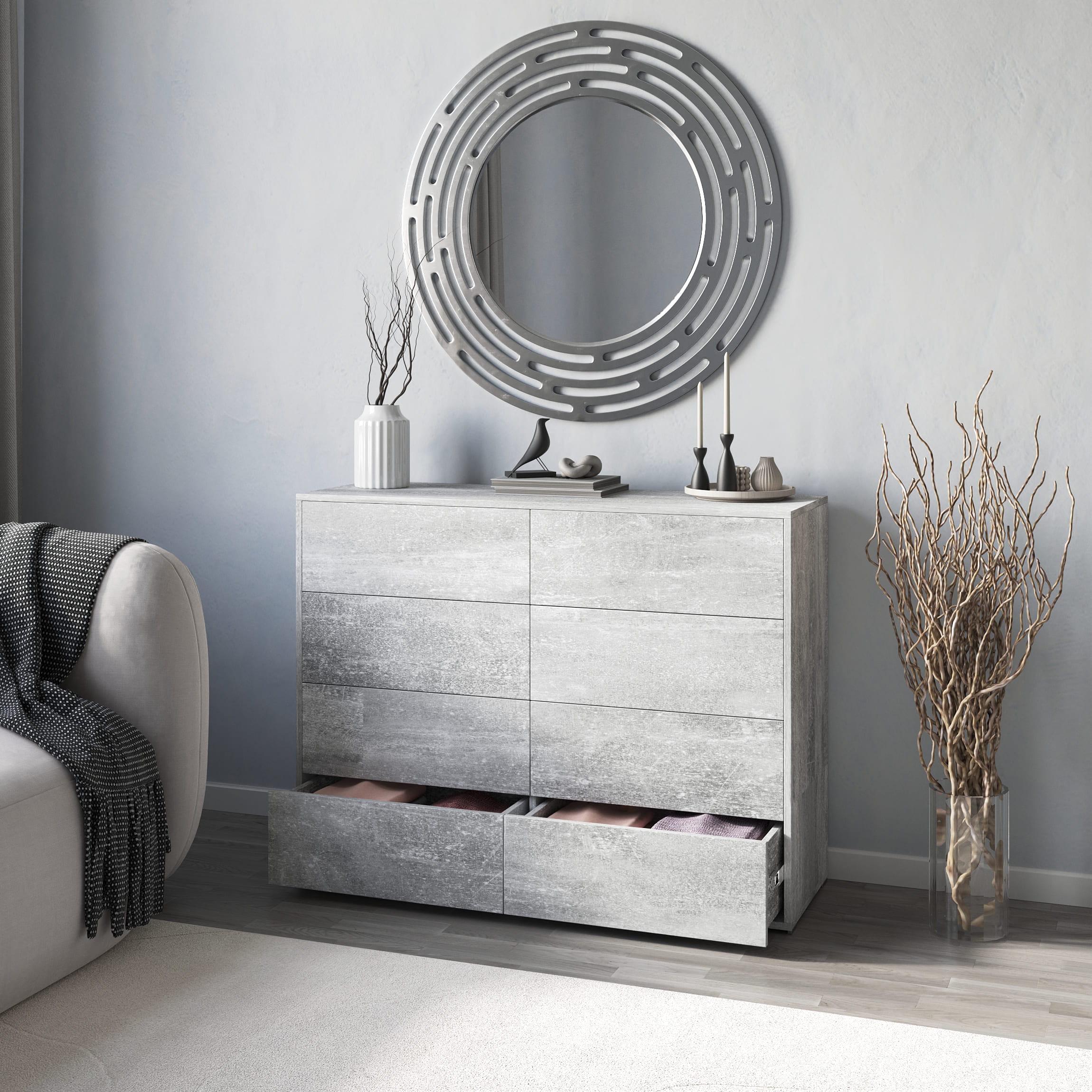 Комод на 8 ящиків Бетон (380325) - фото 1