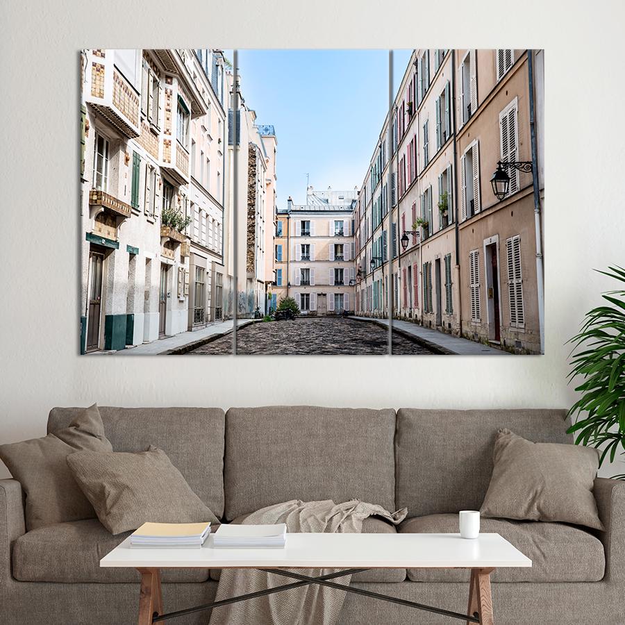 Картина город Атмосфера Парижа 128x81 см (A816-3)