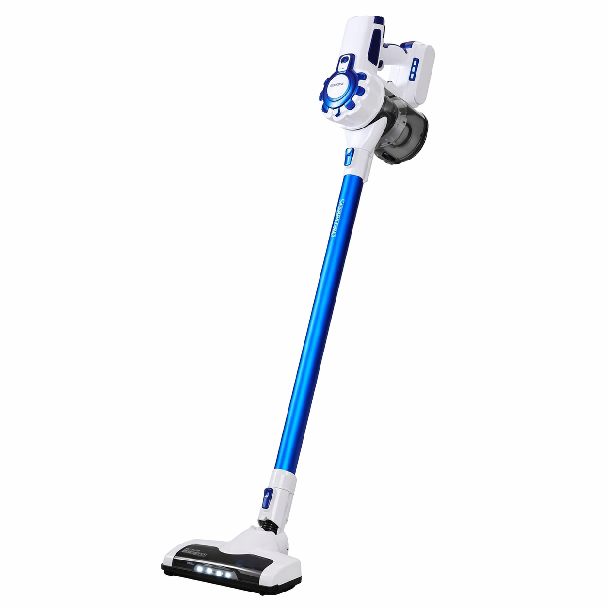 Пылесос беспроводной Rainberg RB 2301 2500 Вт с фильтром НЕРА Белый/синий (31186448)