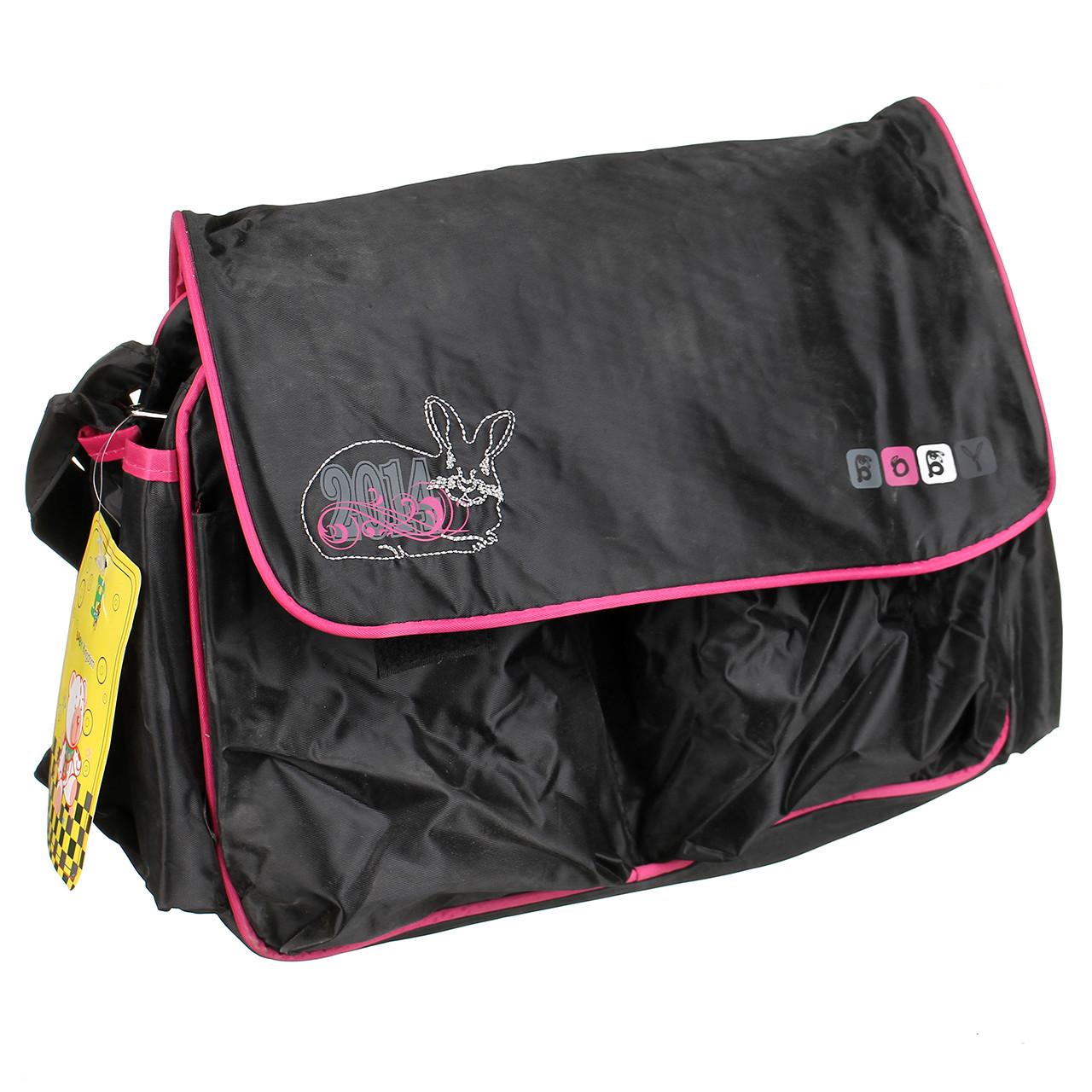 Сумка дорожная Stenson Baby J00770 30 см Black (13828052)