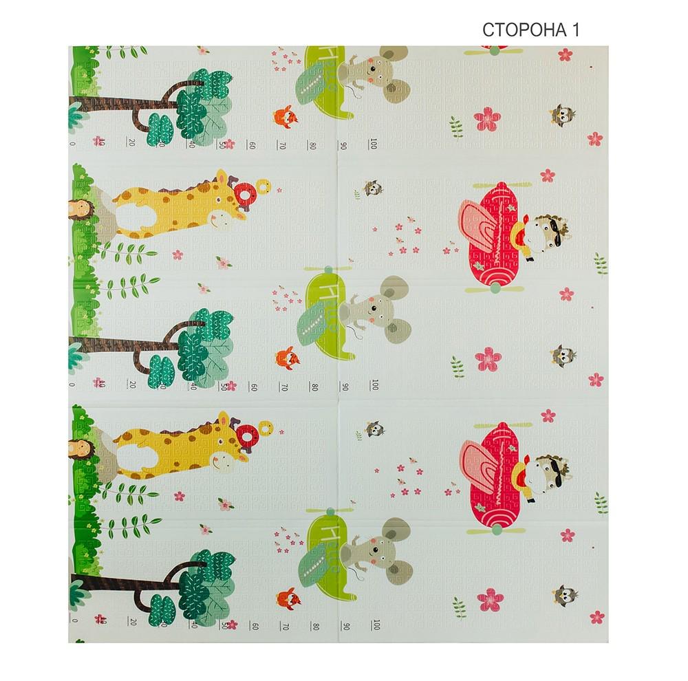 Розвиваючий термокилимок Poppet Транспорт/Зоольотчики ігровий дитячий 180х200х1 см (10017018) - фото 2 Розвиваючий термокилимок Poppet Транспорт/Зоольотчики ігровий дитячий 180х200х1 см (10017018) - фото 2