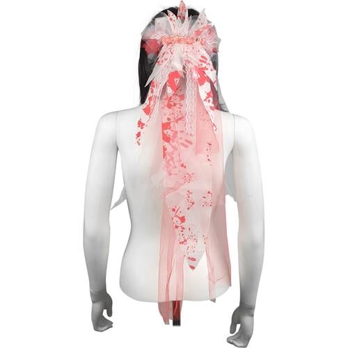 Фата Кровавая невеста на заколках Seta Decor 21-562