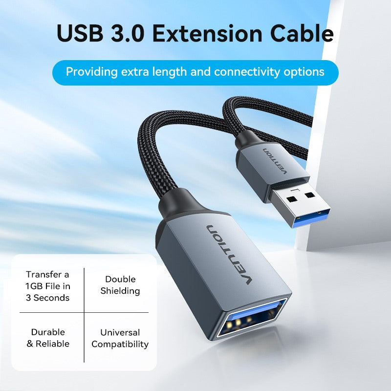 Кабель Vention USB 3.0 OTG USB3 1 м Black (CBLHF) - фото 6