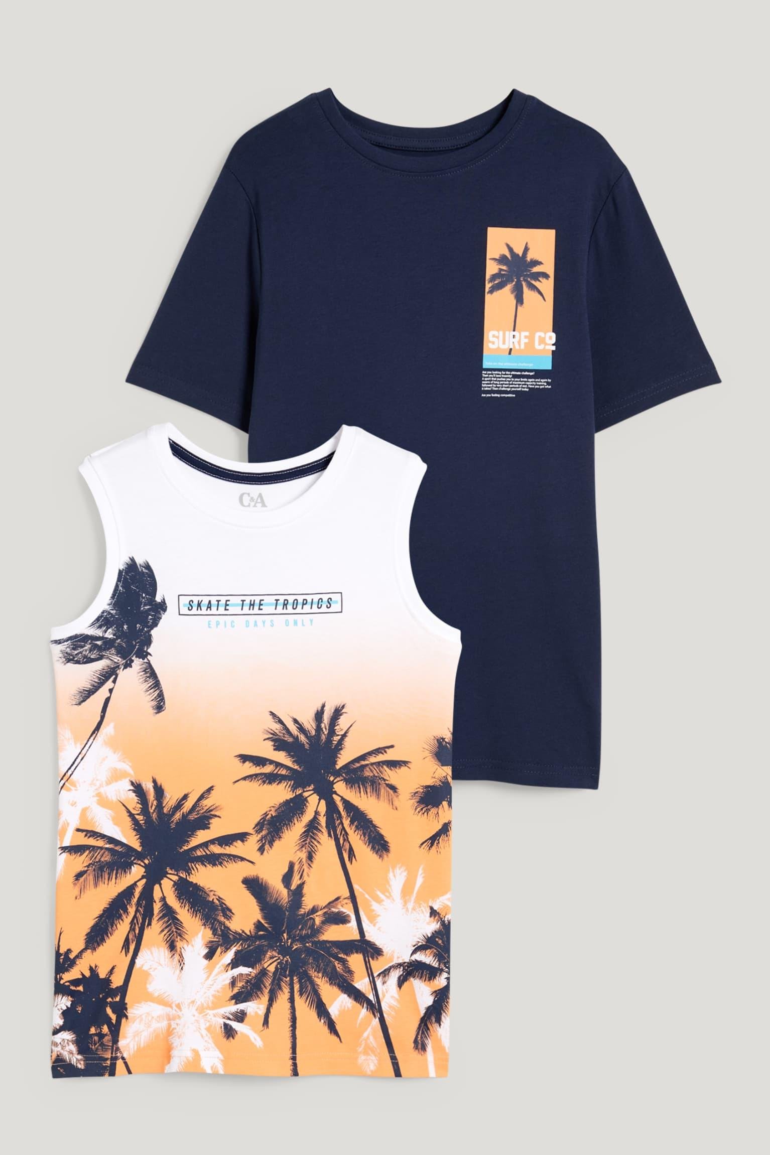 Комплект для мальчика C&A футболка и майка 170-176 см (2198385)