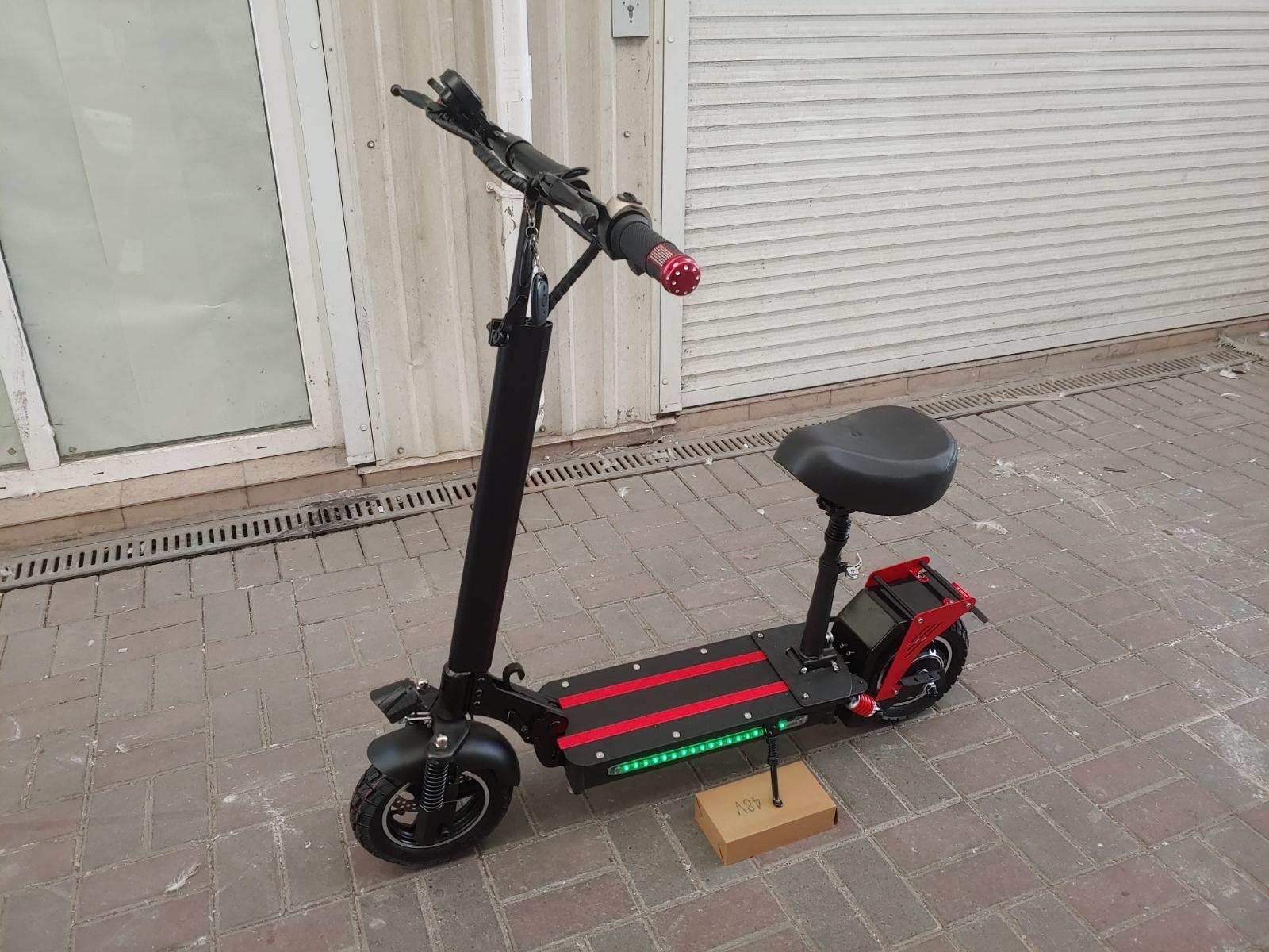 Електросамокат із сидінням Tesla E-Scooter 16000 1000W 48V16Ah - фото 2 Електросамокат із сидінням Tesla E-Scooter 16000 1000W 48V16Ah - фото 2