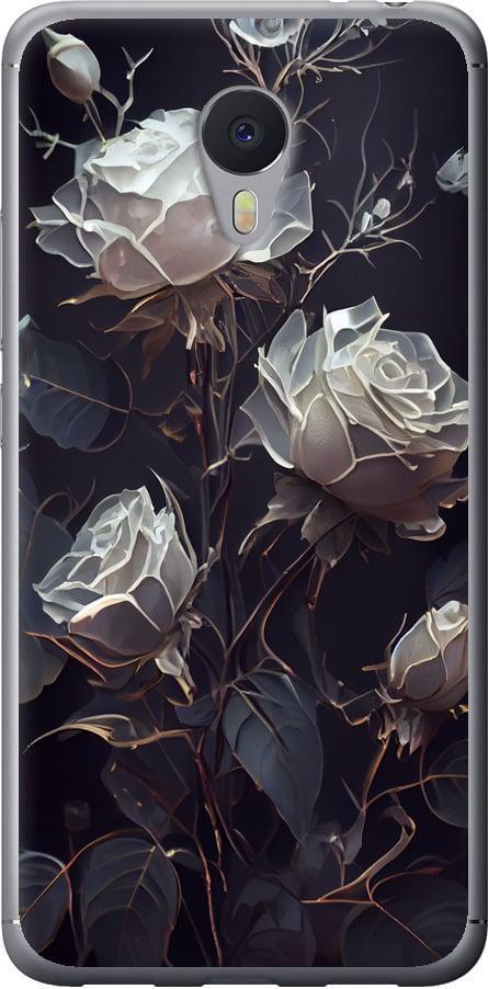 Чехол на Meizu M3 Note Розы 2 (5550t-256-42517)