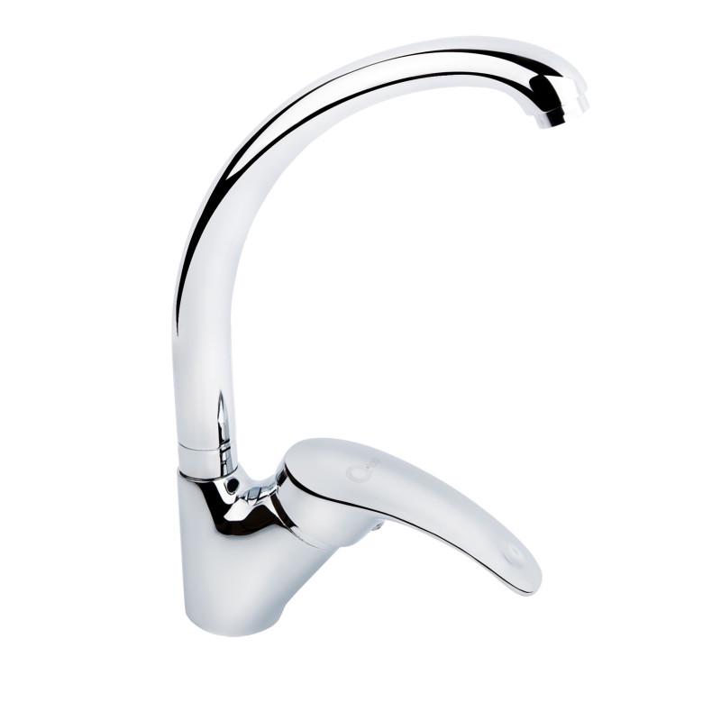 Кухонный смеситель однорычажный Q-tap Mars QTMARSCRM007F Хром (48054)