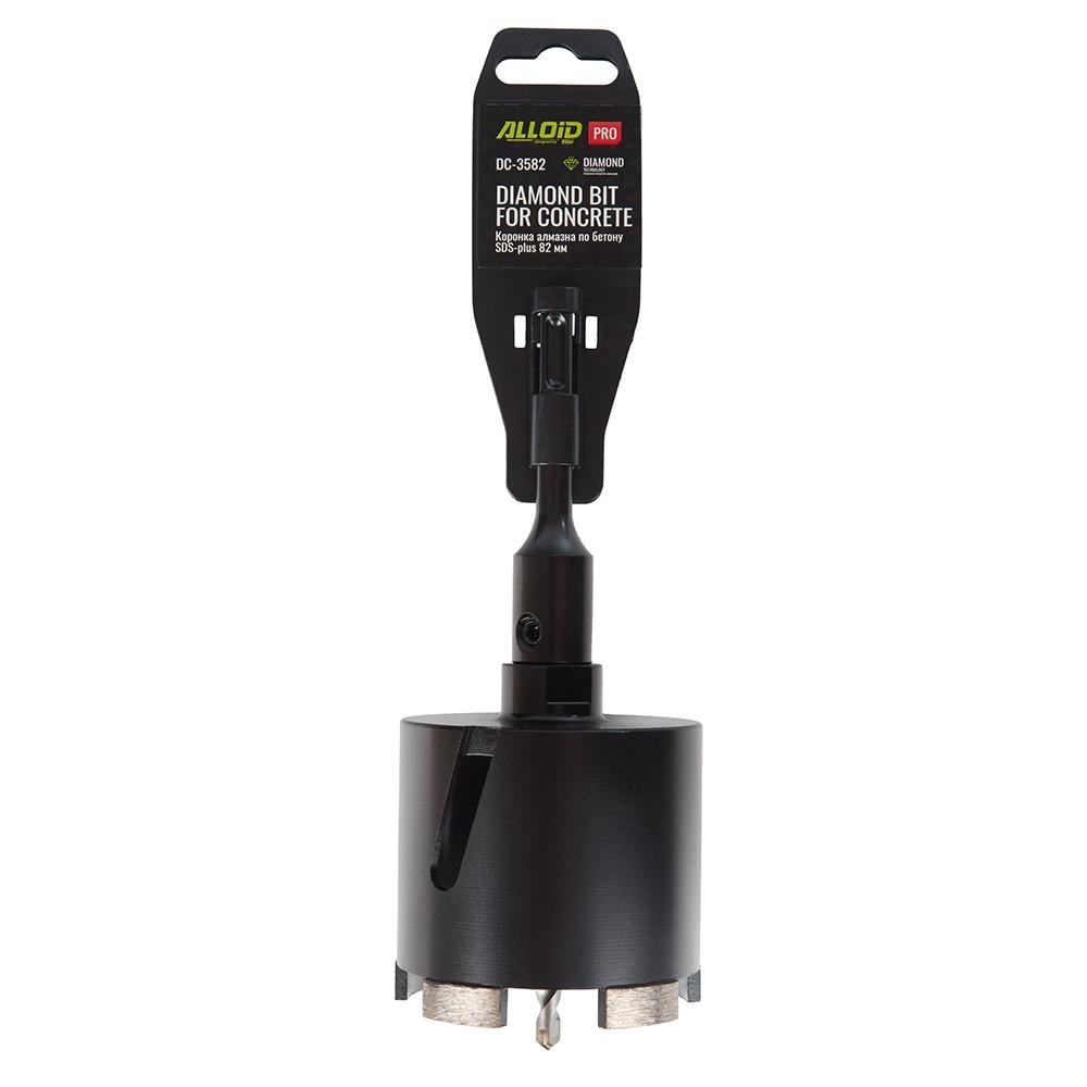 Свердло корончасте по бетону Alloid Pro DC-3582 SDS-Plus 82 мм