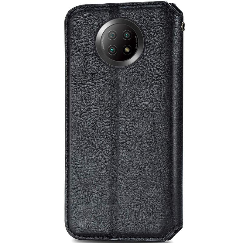 Чехол-книжка кожаный GETMAN Cubic (PU) для Xiaomi Redmi Note 9 5G Черный (159836) - фото 2 Чехол-книжка кожаный GETMAN Cubic (PU) для Xiaomi Redmi Note 9 5G Черный (159836) - фото 2