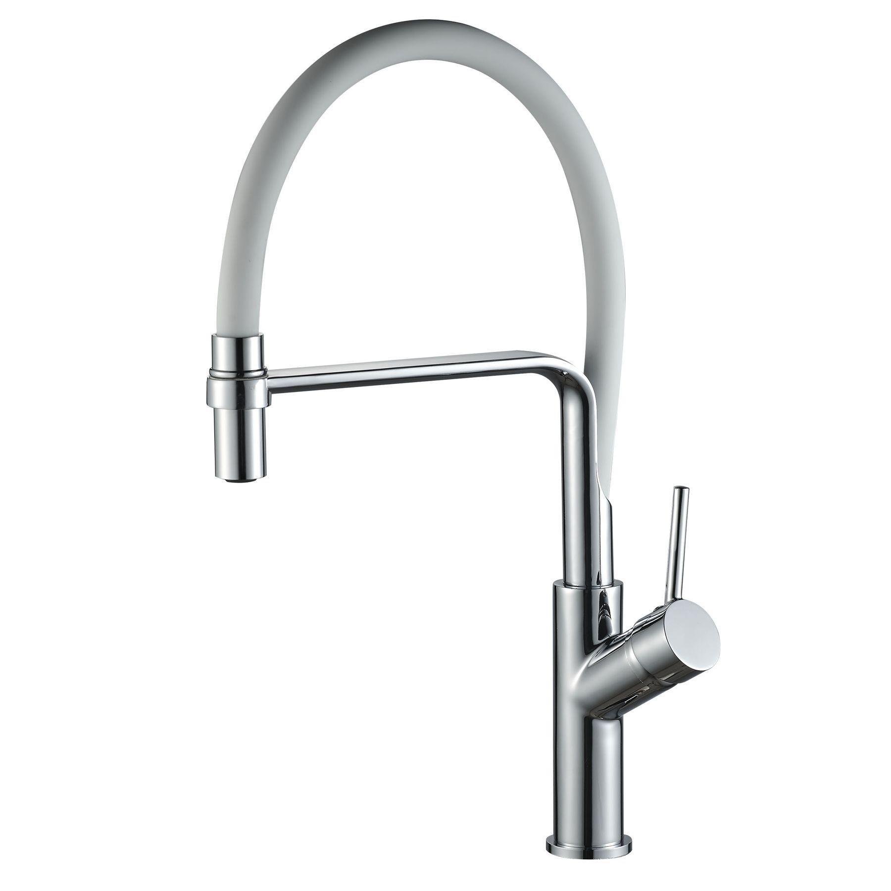 Кран на кухню Globus Lux Белый (DWC01)