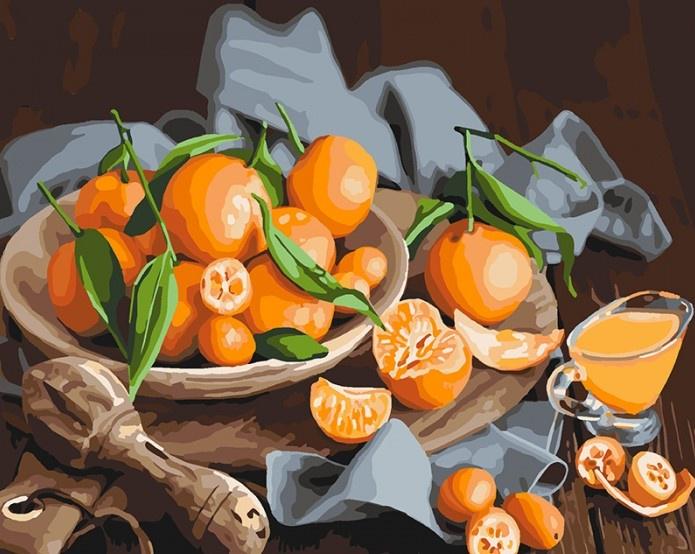 Картина по номерам Идейка Оранжевое наслаждение 40x50 см (skl-КНО5545)