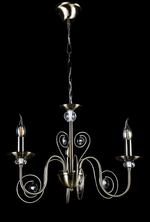 Люстра свеча Ray L30300/3 AB (IR006380) Люстра свеча Ray L30300/3 AB (IR006380)