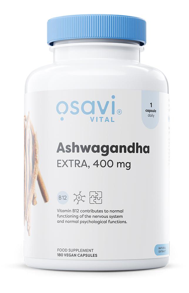 Ашвагандха Osavi Ashwagandha Extra 400 mg vegan 180 caps