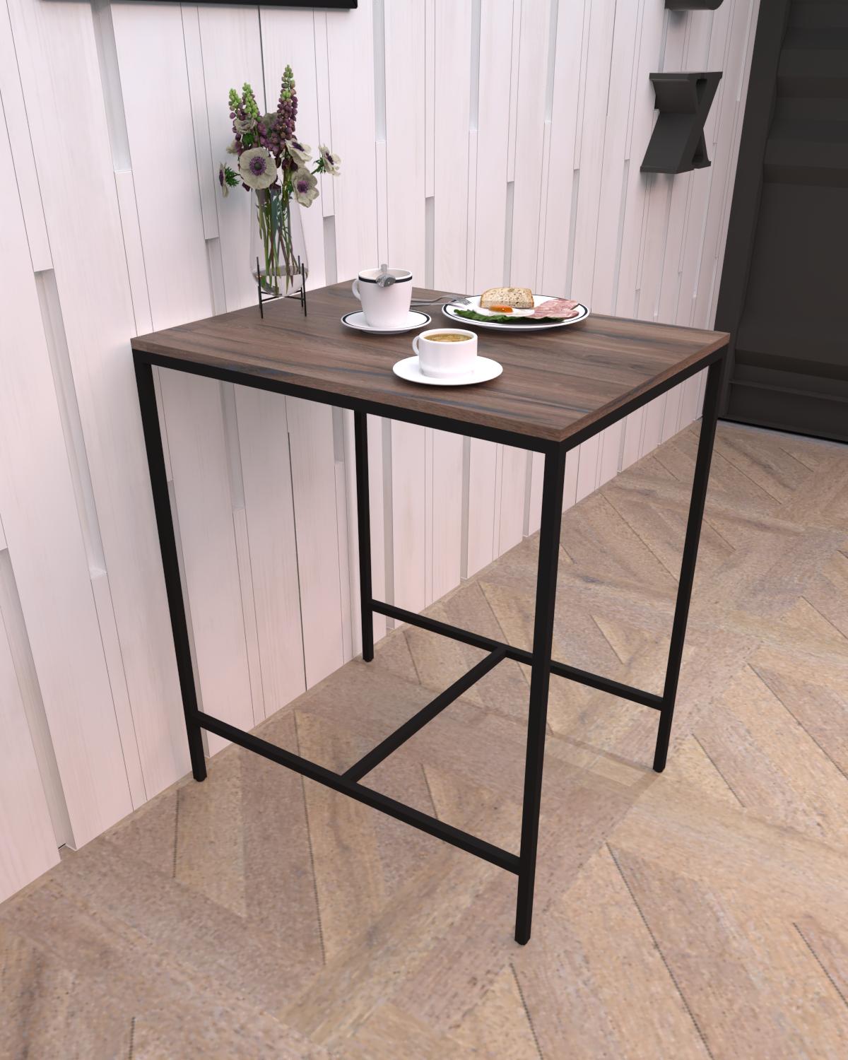 Стол полубарный EcoLoft Кафео DSP-1404-8 в стиле лофт Дуб Ливорно (32362444)