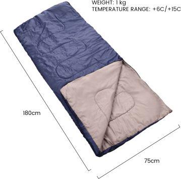 Спальний мішок Hi-Tec Seeb 180x75см Right Zip Синій (JS.710.Q1) - фото 4 Спальний мішок Hi-Tec Seeb 180x75см Right Zip Синій (JS.710.Q1) - фото 4