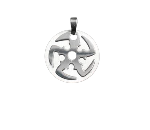 Кулон із металу The Cult of Steel Гара 3,0x3,0x0,2 см (t30053)