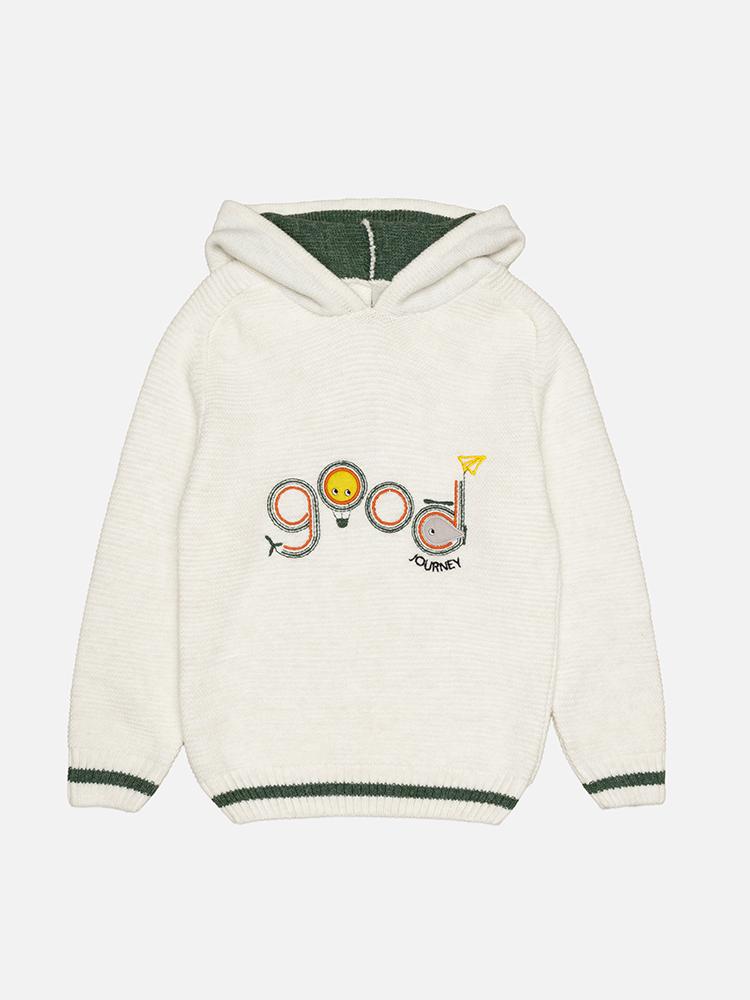 Худи для мальчика ЦБ-00220540 116 см Молочный (28575387)