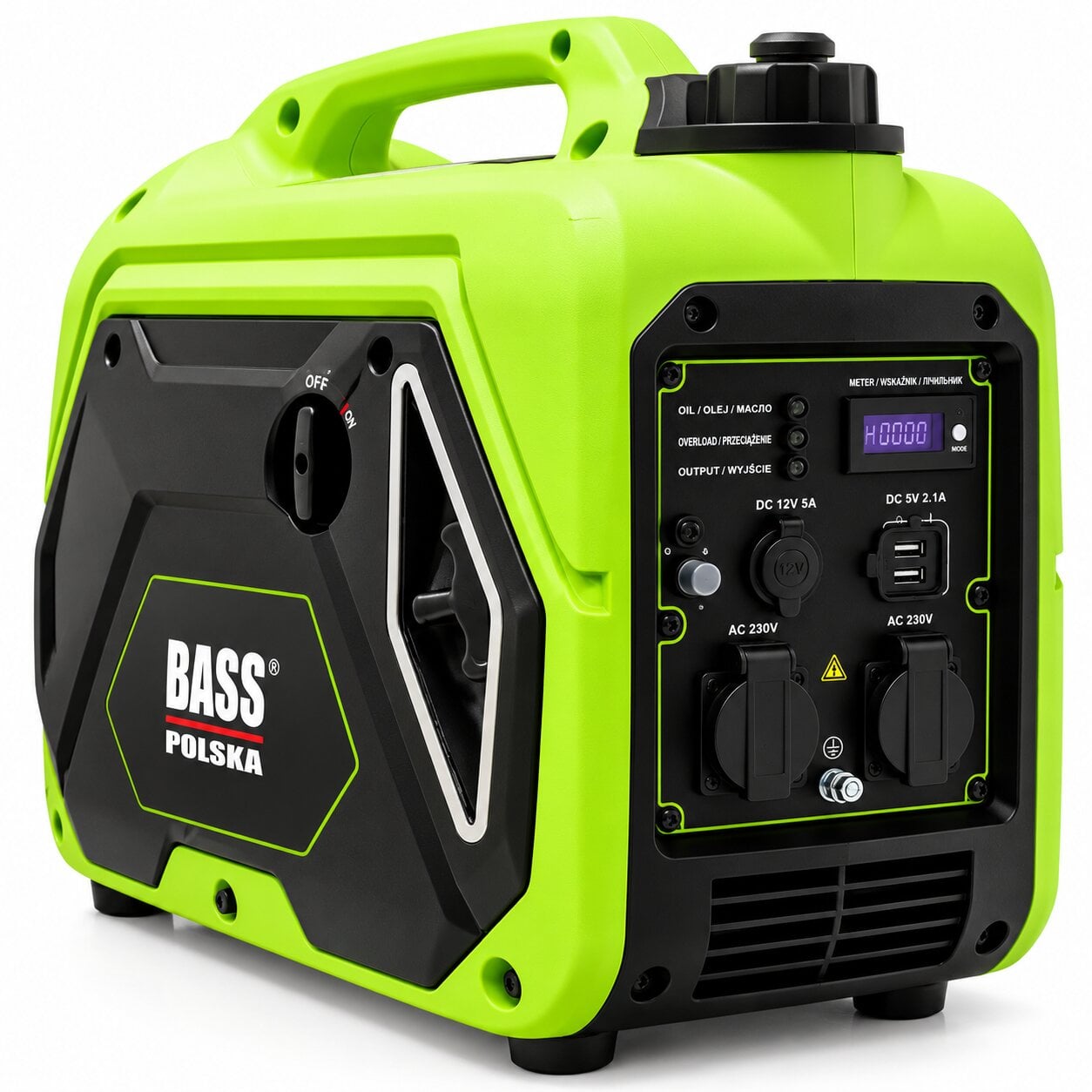 Генератор бензиновый Bass Polska BH 5032 однофазный чистая синусоида 65 дБ 230V2,5 кВт (39231797)