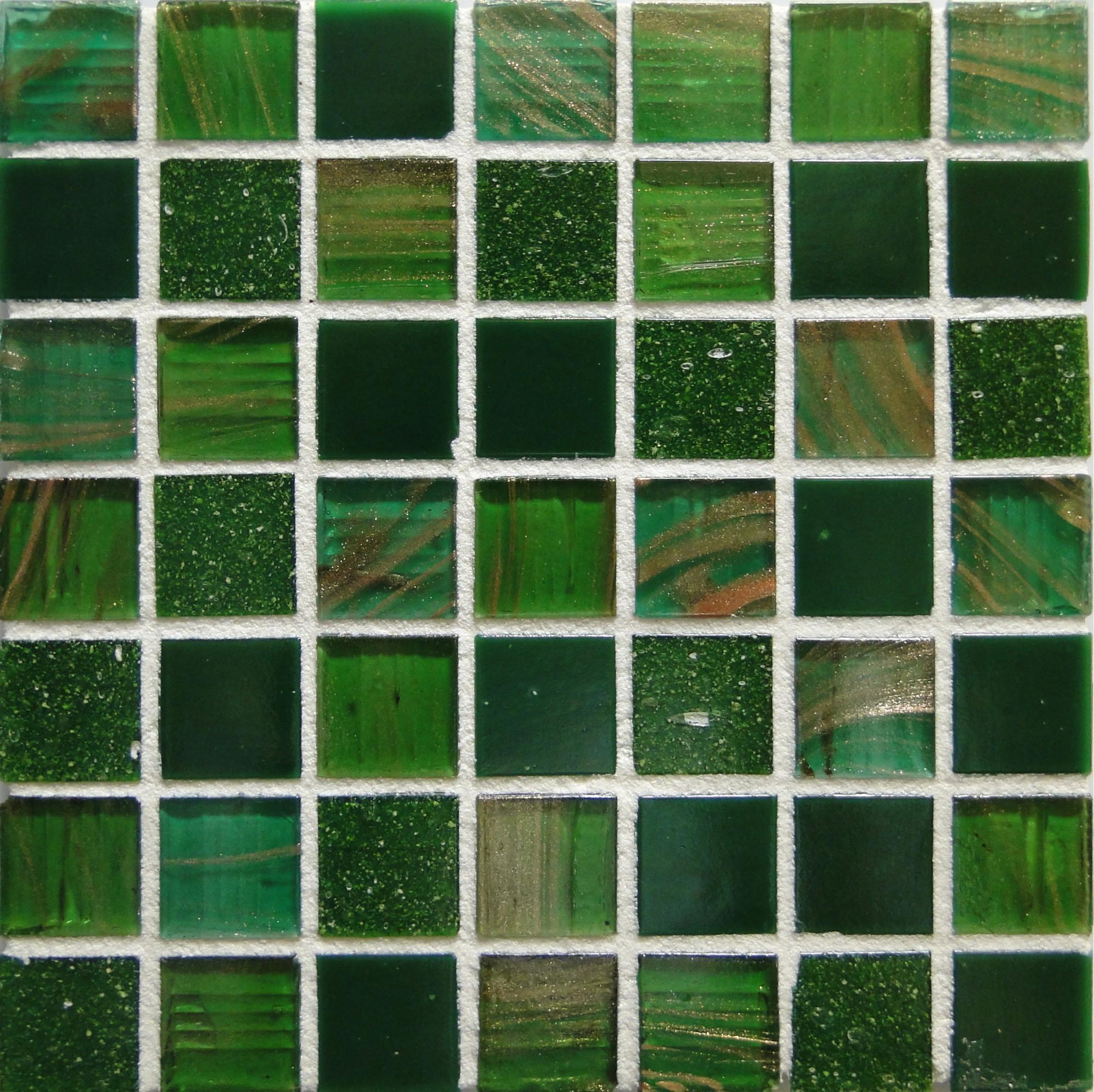 Скляна мозаїка плитка D-CORE Мікс IM-49 327х327 мм