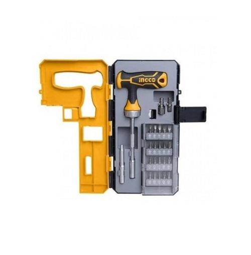 Отвертка с насадками INGCO HKSDB0258 Т-образная 25 шт. Отвертка с насадками INGCO HKSDB0258 Т-образная 25 шт.