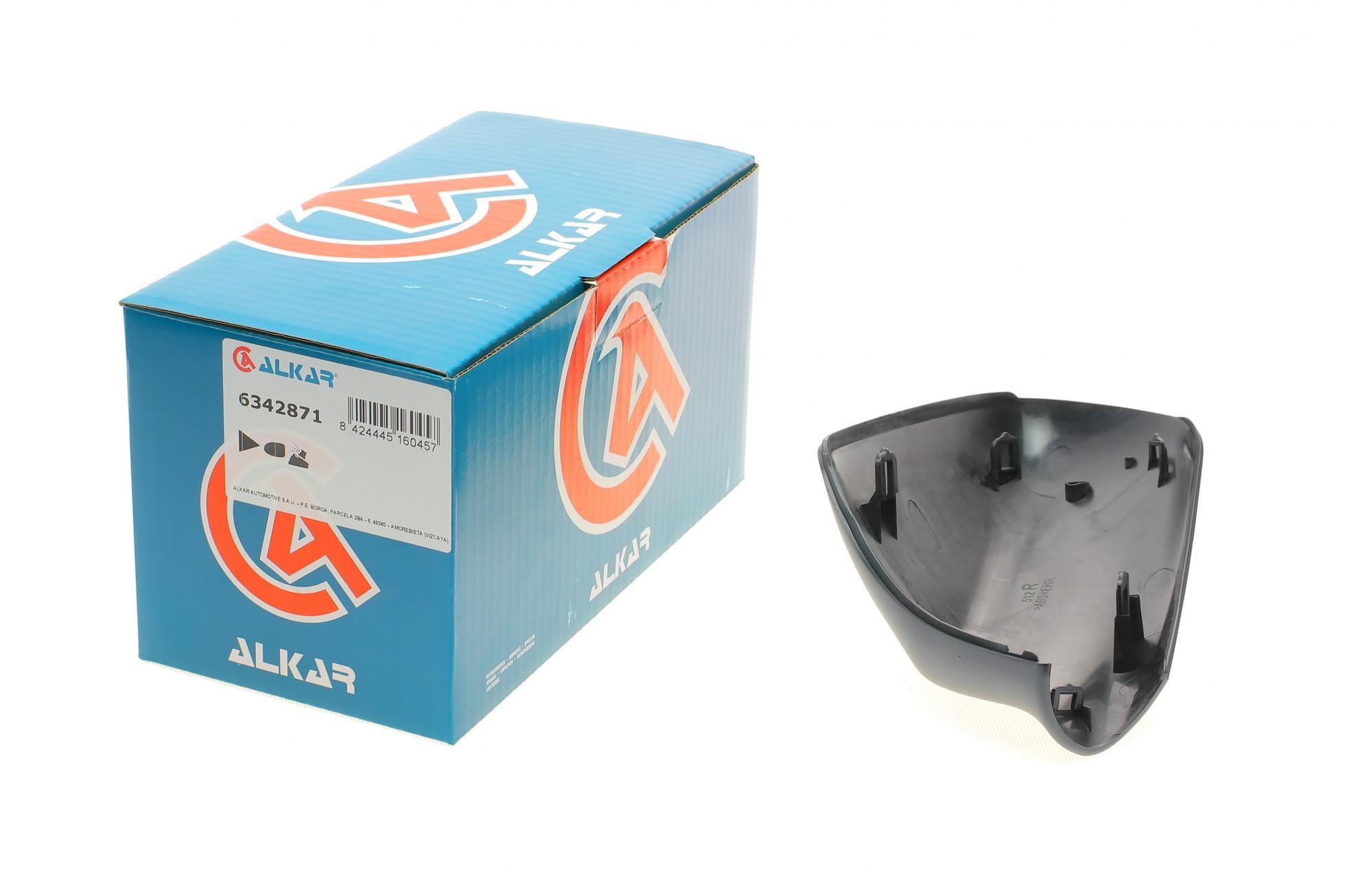 Крышка зеркала под покраску ALKAR для Citroen C4 Cactus/Peugeot 301 12- R (6342871)