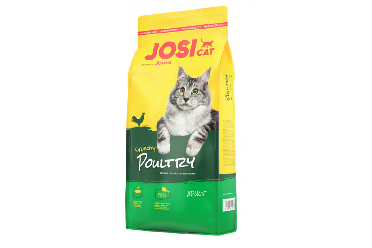 Сухой корм Josera JosiCat Crunchy Poultry для взрослых кошек с мясом птицы 10 кг