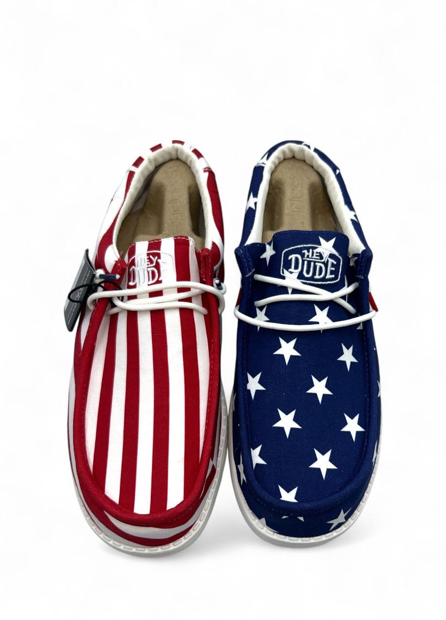 Чоловічі мокасини Hey Dude Wally Patriotic Merican Flag р. 43 28,2 Американський прапор (2785109853) - фото 4 Чоловічі мокасини Hey Dude Wally Patriotic Merican Flag р. 43 28,2 Американський прапор (2785109853) - фото 4