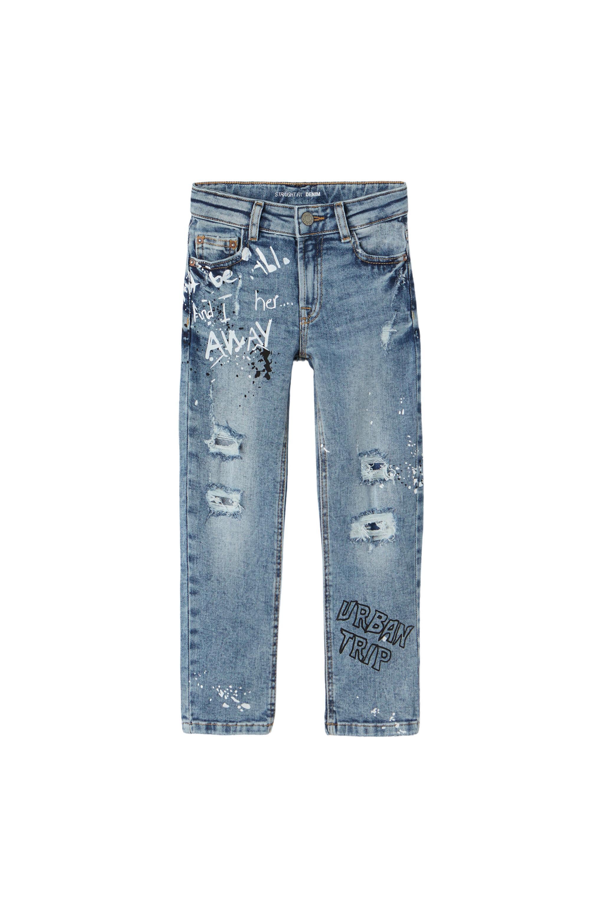 Джинсы детские для мальчика Zara 152 см Голубой (4676662427)