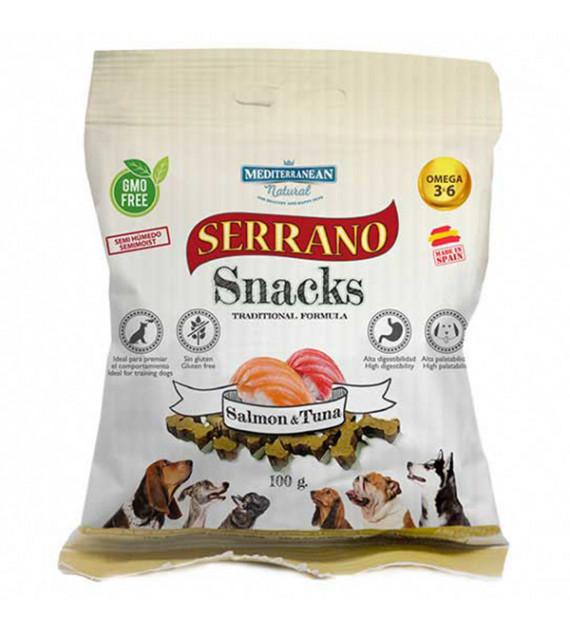 Лакомство для собак SERRANO Лосось и тунец 100 г