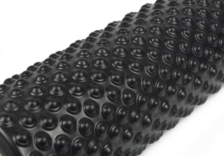 Ролик массажный EasyFit Grid Roller Light 33 см Черный (EF-2469-Bk) - фото 2