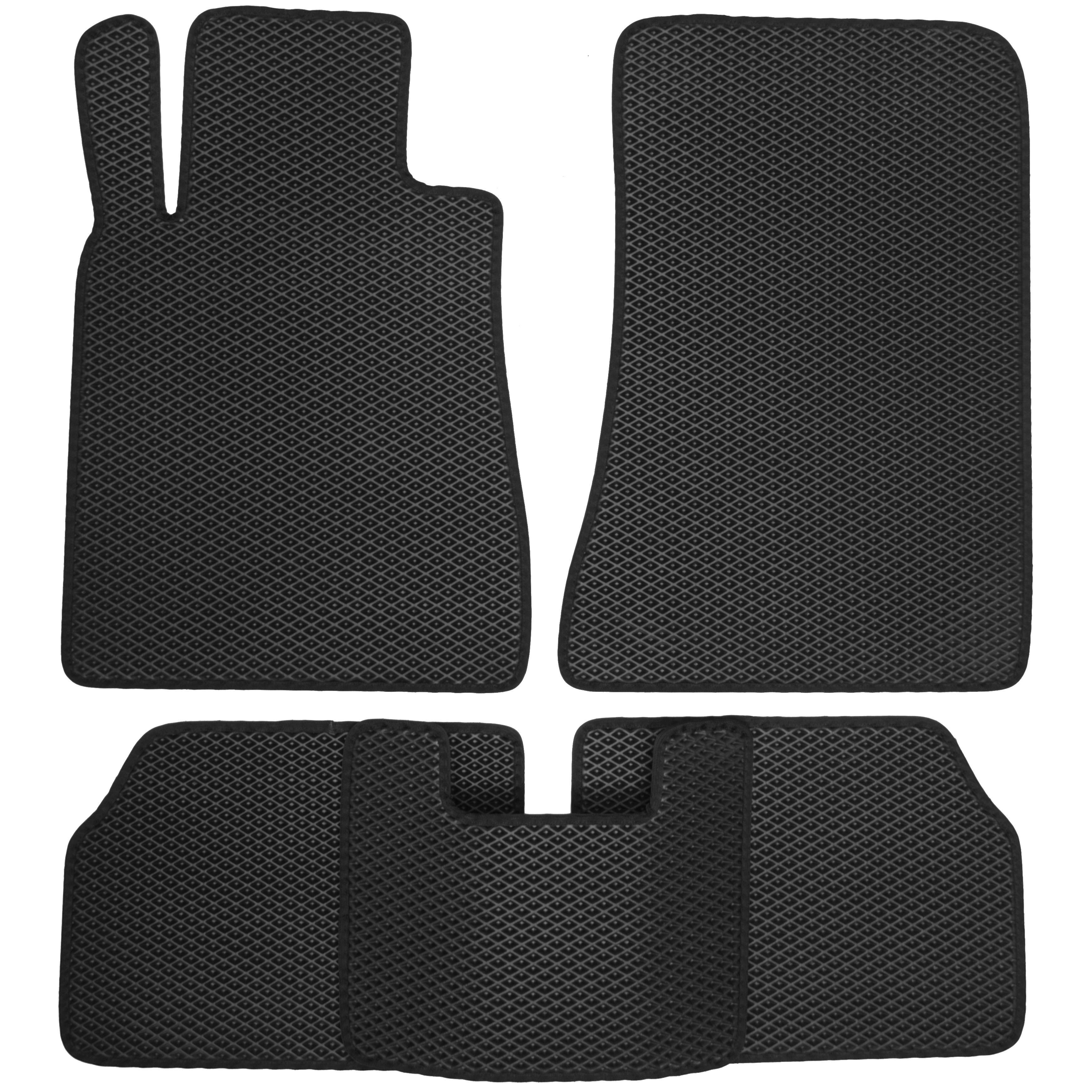 Коврики в салон для Mercedes S-class W140 '91-98 EVA-полимерные Kinetic Черный