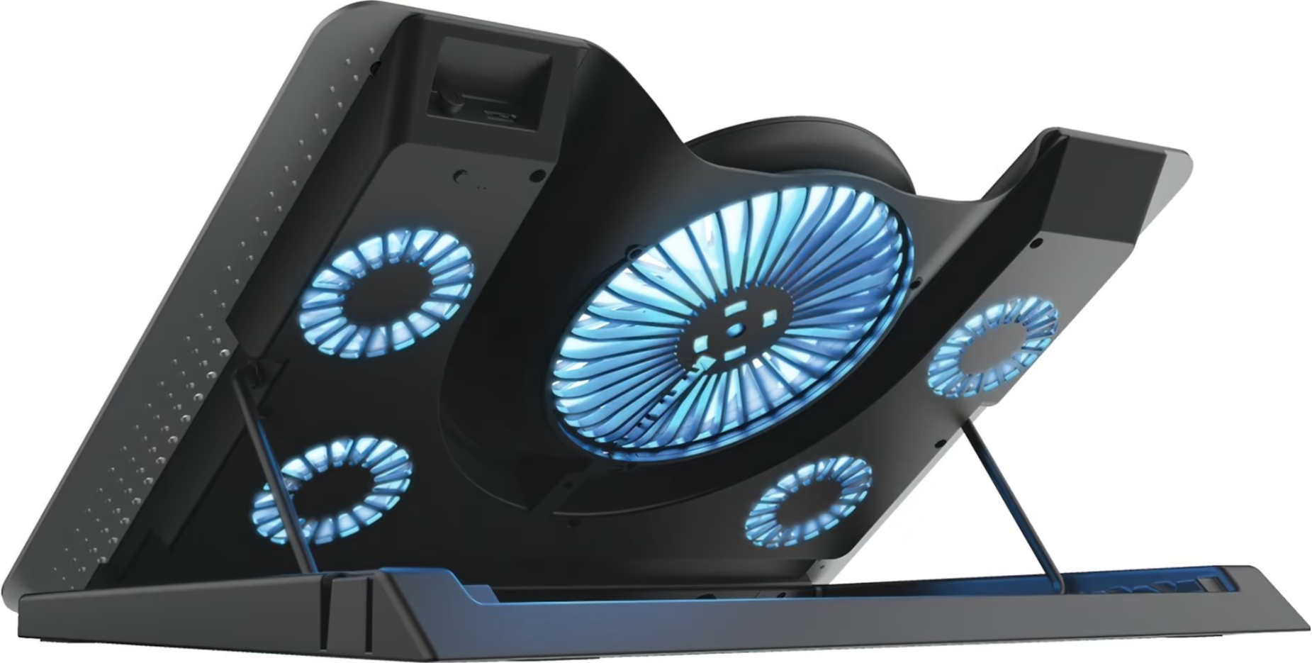 Підставка для ноутбука Trust GXT 1125 Quno LED 17,3" Blue/Black (23581) - фото 4