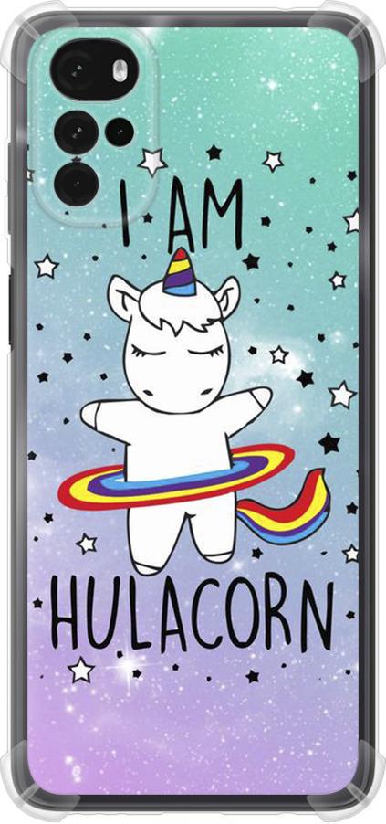 Чехол на Motorola G22 I'm hulacorn (3976sp-2681-42517)